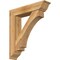Ekena Millwork Imperial Traditional Rough Sawn Bracket w/ Offset Brace, Western Red Cedar, 8"W x 36"D x 40"H BKT0806X36X40IMP01RWR - alternate 1